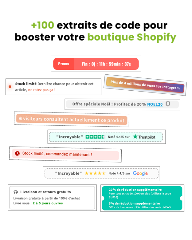 +80 code de “réassurance” à copier/coller pour booster vos ventes