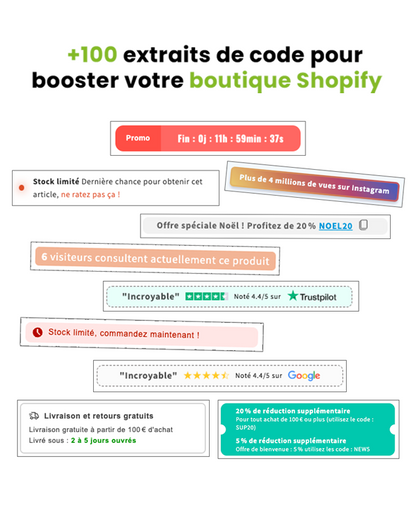+80 code de “réassurance” à copier/coller pour booster vos ventes